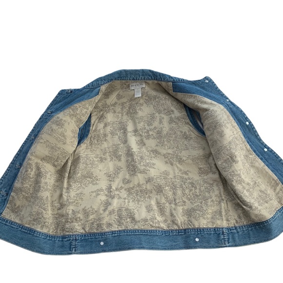 J.Jill Women's Jeans Vest - Picture 4 of 7